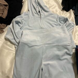 Forever 21 Light Blue Hoodie